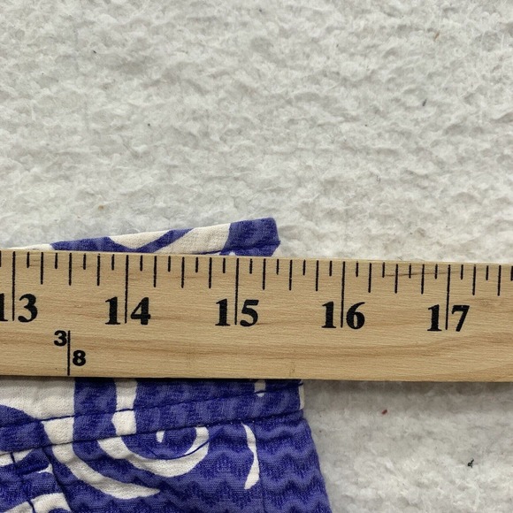 Lilly Pulitzer Walsh Shorts Womens 2 31x2.5 Low Rise Floral Purple White Preppy - Picture 9 of 13